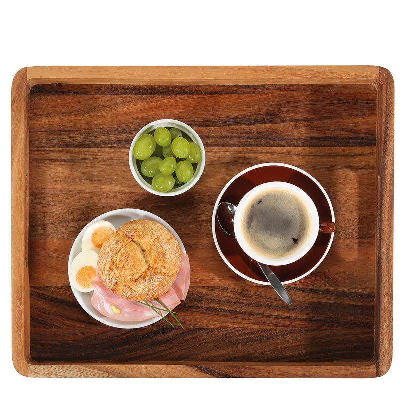 Vassoio per servire rettangolare con bordi arrotondati cm 52x43x6