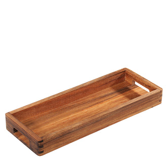 Vassoio multifunzionale rettangolare con bordi arrotondati CM 40x15x4,5