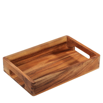 Vassoio per servire rettangolare con bordi arrotondati cm 33x22x6