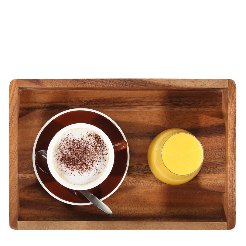 Vassoio per servire rettangolare con bordi arrotondati cm 42x28x6