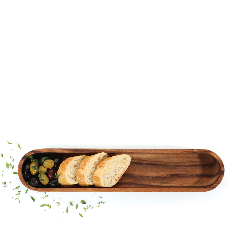 Vassoio porta baguette/da portata cm 45x9,5x4