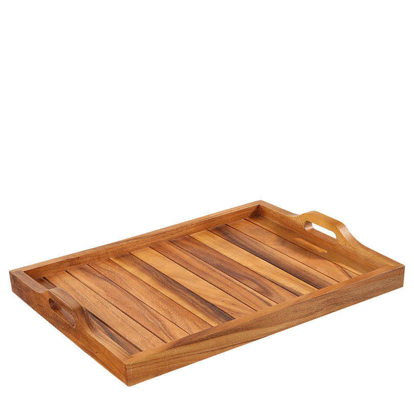 Vassoio per servire con piedistallo pieghevole cm 60x45x86