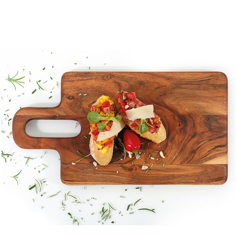 Tagliere rettangolare con manico cm 38x20x1,5