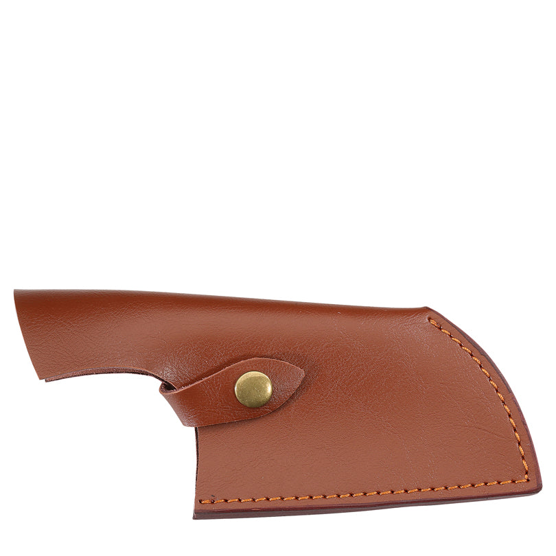 Coltello cuoco "Keeper" con custodia in pelle, dotata di un pratico laccio per fissarla alla cintura cm 12/25