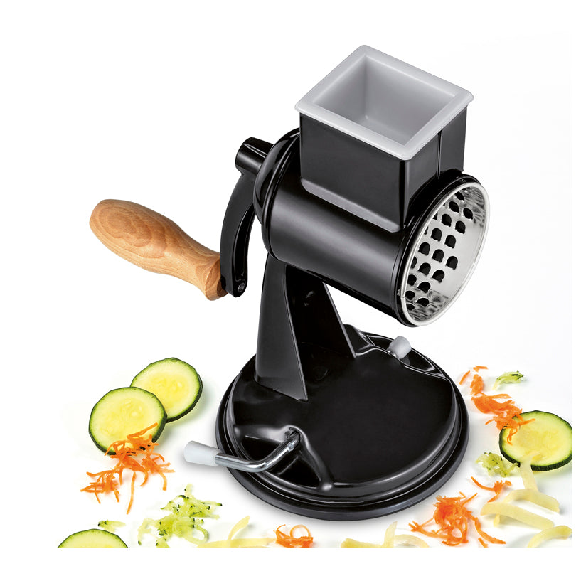 Grattugia a manovella "Classic" con 2 rulli (fino e grosso) cm 23,5x13,5x23,5