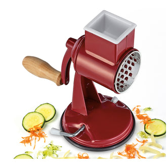 Grattugia a manovella "Classic" con 2 rulli (fino e grosso) cm 23,5x13,5x23,5