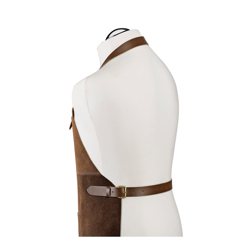 Grembiule BBQ in pelle "Kansas" cm 56x78
