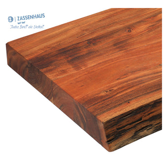 Tagliere alto con bordo naturale cm 50x35x5