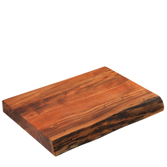 Tagliere alto con bordo naturale cm 50x35x5