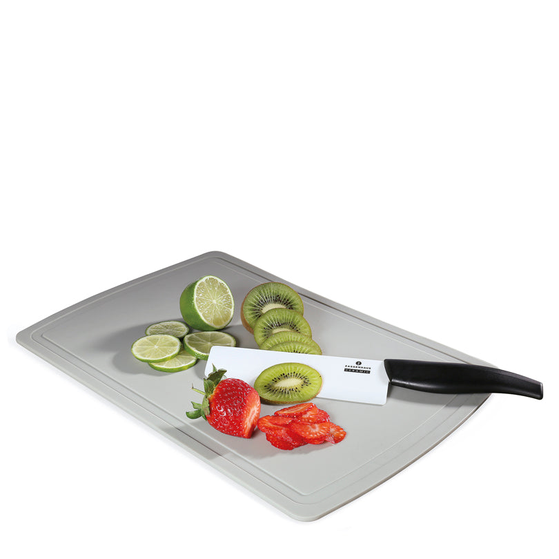 Tagliere flessibile rettangolare "Premium Line", con scanalatura cm 42x27,5x0,5