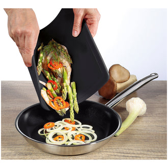 Tagliere flessibile rettangolare "Premium Line", con scanalatura cm 42x27,5x0,5