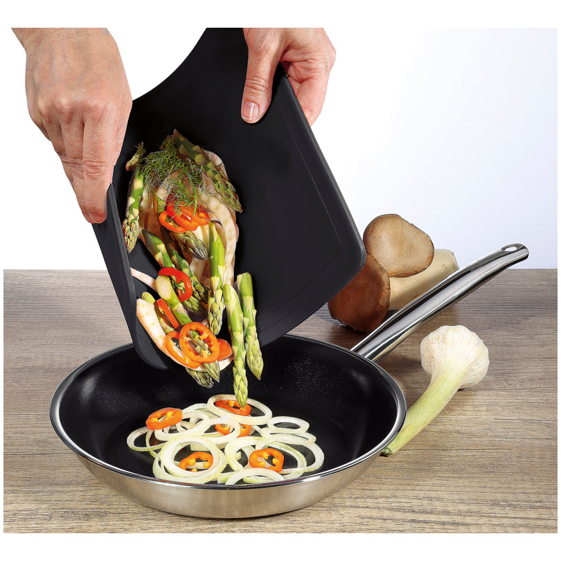 Tagliere flessibile rettangolare "Premium Line", con scanalatura cm 42x27,5x0,5