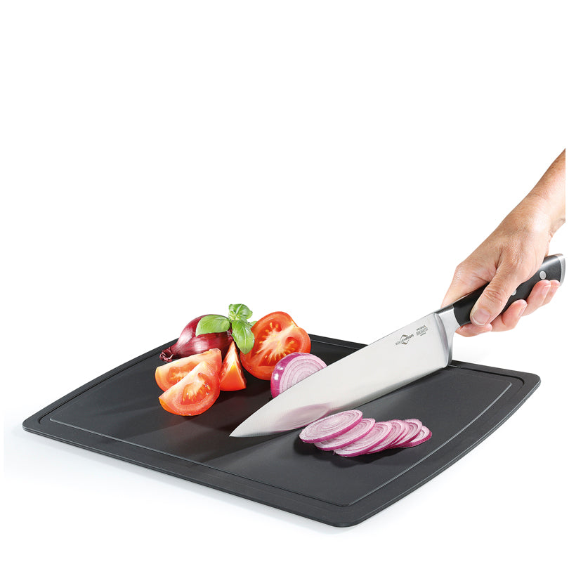 Tagliere flessibile rettangolare "Premium Line", con scanalatura cm 42x27,5x0,5