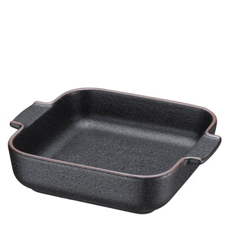 Pirofila da portata quadrata con 2 manici "Worker" ml 500/cm 14,5x14,5x