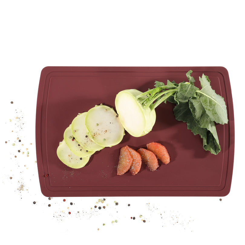 Tagliere flessibile rettangolare "Premium Line", con scanalatura cm 32x20x0,3