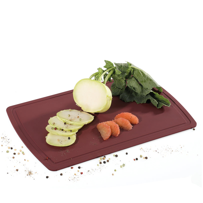 Tagliere flessibile rettangolare "Premium Line", con scanalatura cm 32x20x0,3