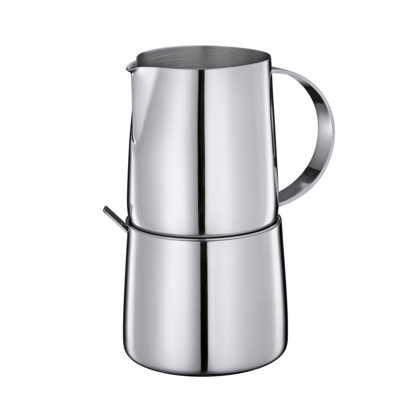 Kit Zuccheriera e Lattiera "Delizia", sovrapponibile cm Ø7,5x13,5