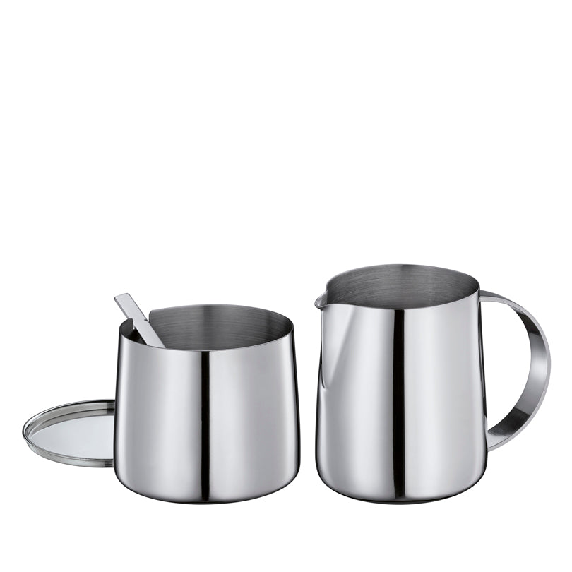 Kit Zuccheriera e Lattiera "Delizia", sovrapponibile cm Ø7,5x13,5