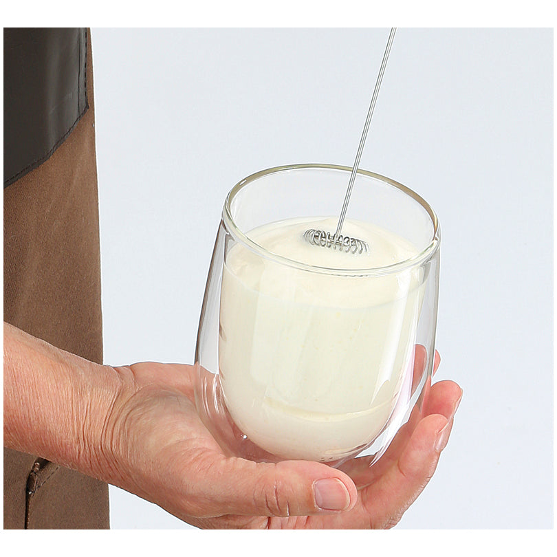 Schiumalatte "Amico", ricaricabile cm 23