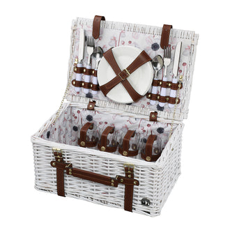 Cesto picnic "Pescara", per 4 persone cm 42x28x21