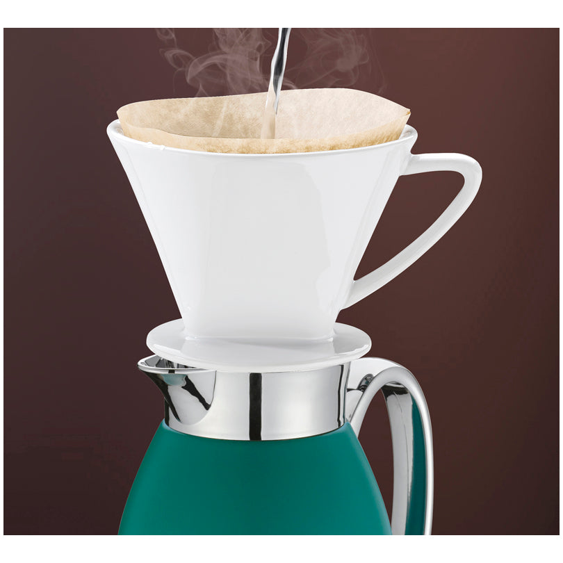 Caraffa termica "Venezia" con inserto sottovuoto realizzato in vetro temperato l 1/cm Ø14x27
