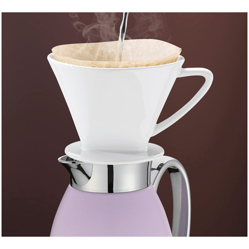 Caraffa termica "Venezia" con inserto sottovuoto realizzato in vetro temperato l 1/cm Ø14x27