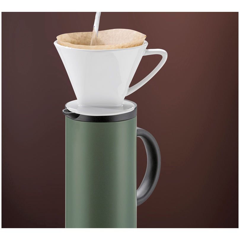 Caraffa termica "Firenze" con inserto sottovuoto realizzato in vetro temperato l 1/cm Ø11x30