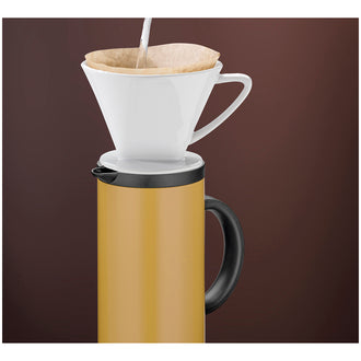 Caraffa termica "Firenze" con inserto sottovuoto realizzato in vetro temperato l 1/cm Ø11x30