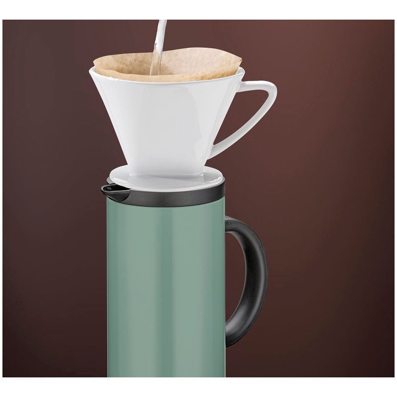 Caraffa termica "Firenze" con inserto sottovuoto realizzato in vetro temperato l 1/cm Ø11x30