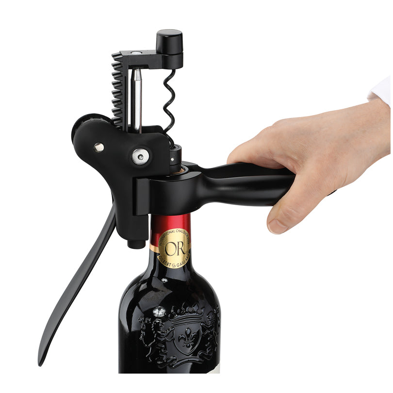 Cavatappi automatico "Lafite", tagliacapsule e verme di ricambio in dotazione cm 19x4x14