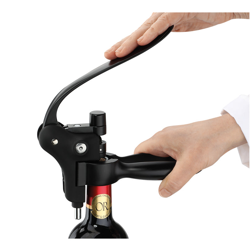 Cavatappi automatico "Lafite", tagliacapsule e verme di ricambio in dotazione cm 19x4x14