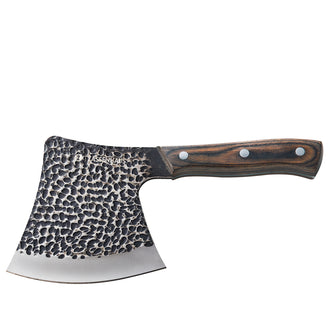 Coltello cuoco "Rover" con custodia in pelle, dotata di un pratico laccio per fissarla alla cintura cm 12/21