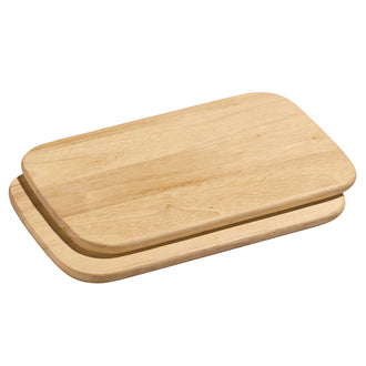 Tagliere colazione rettangolare, confezione 2 pezzi cm 26x17x1