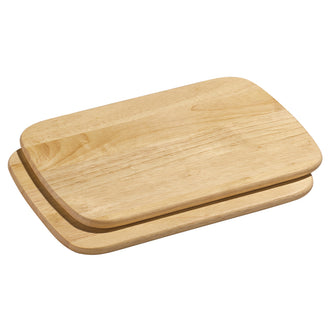 Tagliere colazione rettangolare, confezione 2 pezzi cm 28x20x1
