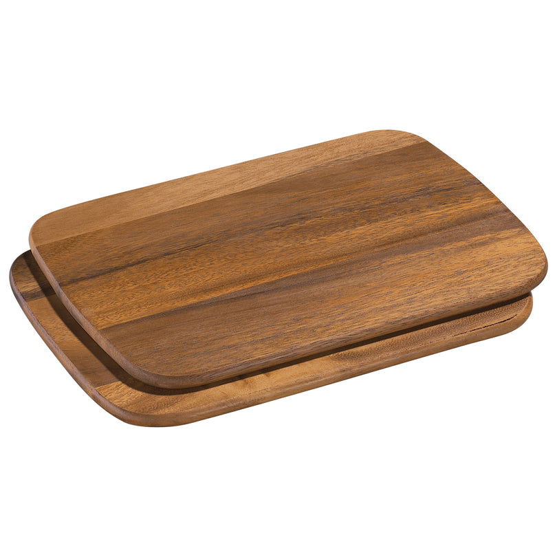 Tagliere colazione rettangolare, confezione 2 pezzi cm 28x20x1