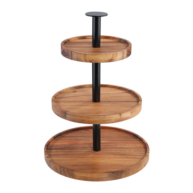 Etagere/Alzata tonda a 3 piani cm Ø16/21,5/26x35