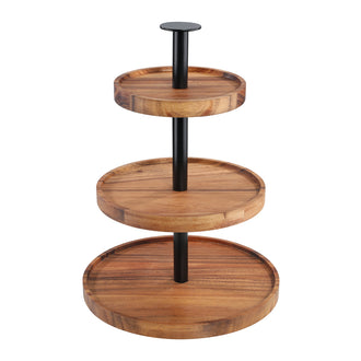 Etagere/Alzata tonda a 3 piani cm Ø16/21,5/26x35