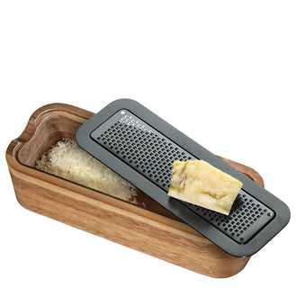 Grattugia con taglio fine e recipiente di raccolta cm 20,3x7,7x5