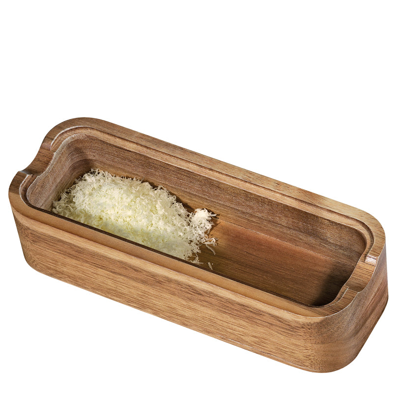 Grattugia con taglio fine e recipiente di raccolta cm 20,3x7,7x5
