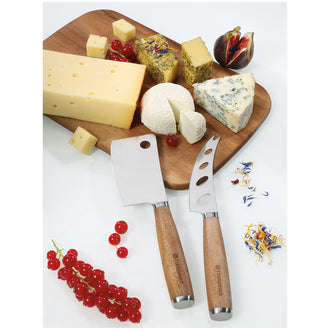 Set 2 coltelli formaggio cm 18,5/20
