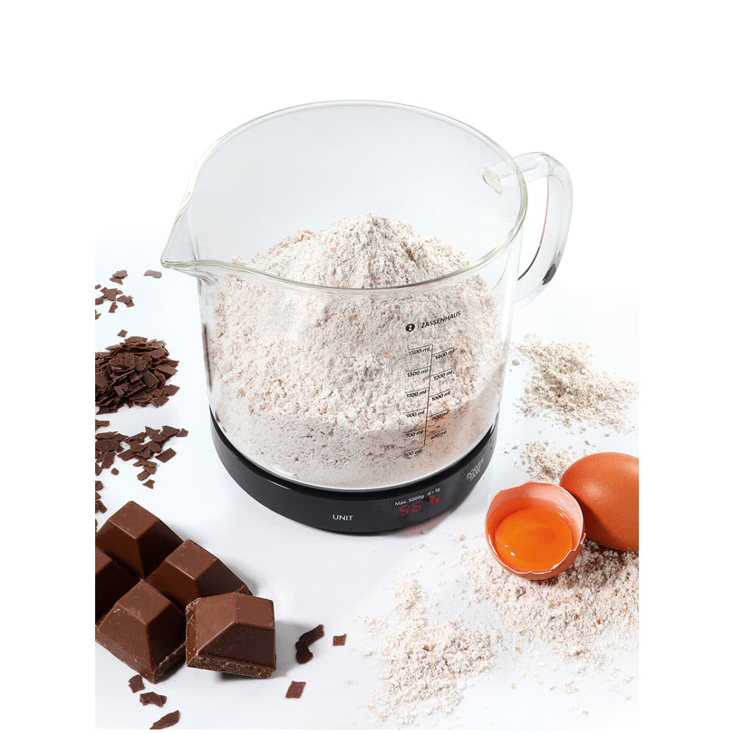 Bilancia da cucina "Bake", digitale cm 21,5x15x15,5/ l 1