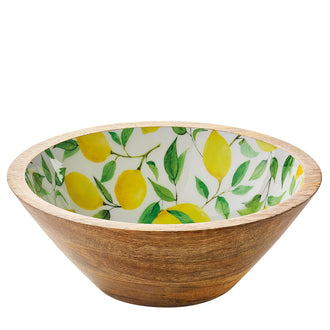 Ciotola snack tonda "Lemon" cm Ø20x8