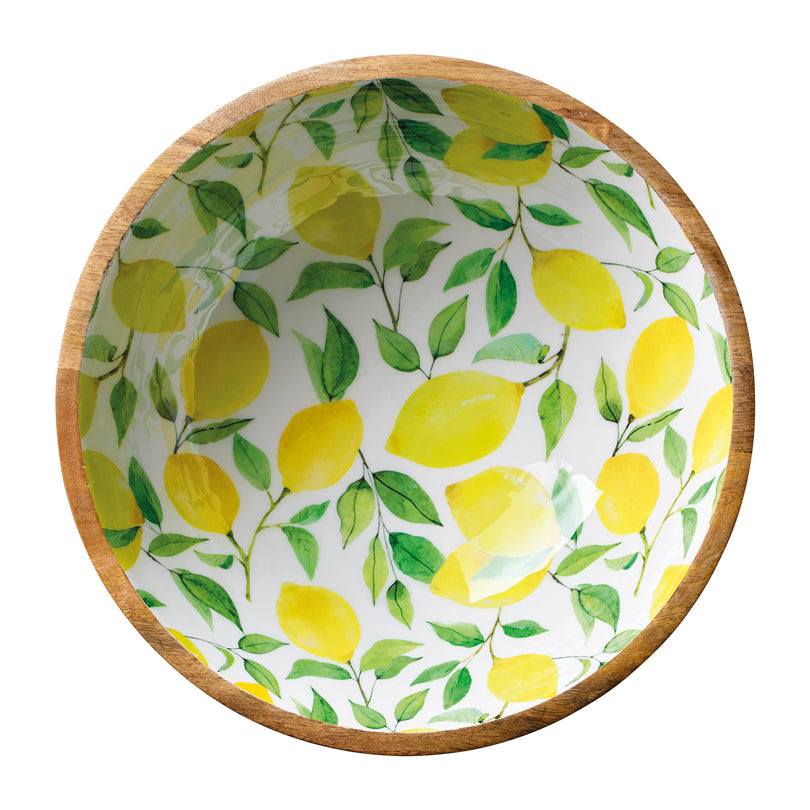 Fruttiera/Insalatiera tonda "Lemon" cm Ø35x12