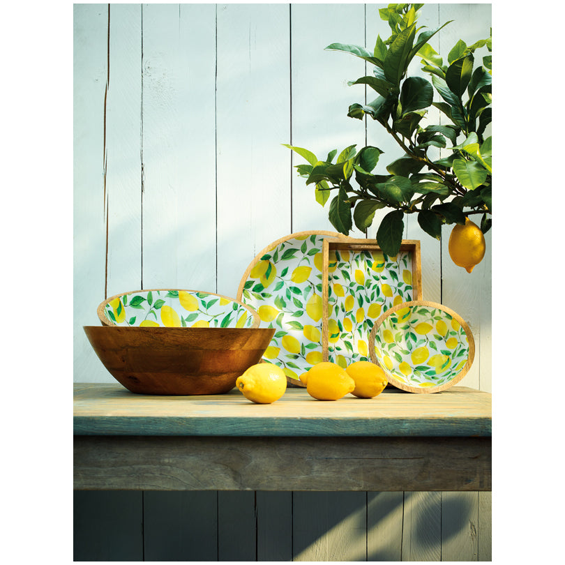Fruttiera/Insalatiera tonda "Lemon" cm Ø35x12