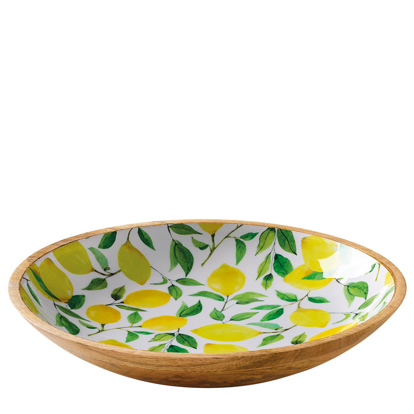 Fruttiera tonda "Lemon" cm Ø35x6