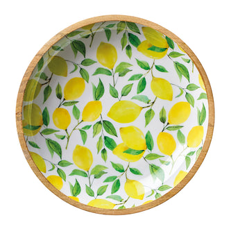 Fruttiera tonda "Lemon" cm Ø35x6