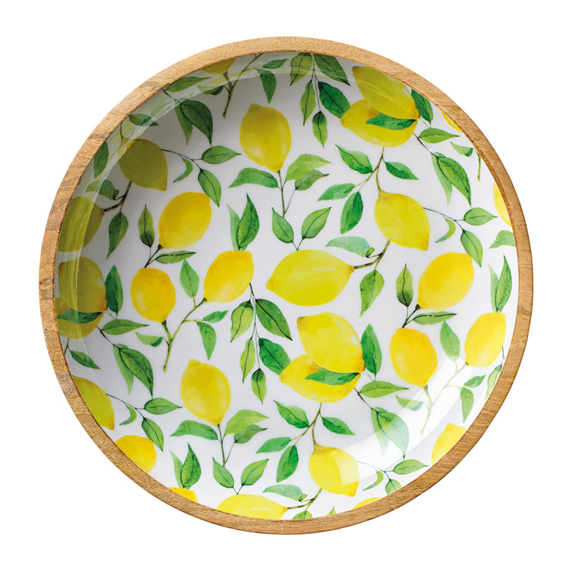 Fruttiera tonda "Lemon" cm Ø35x6