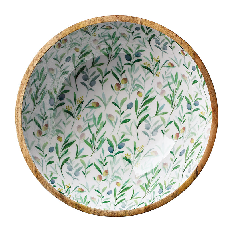Fruttiera/Insalatiera tonda "Olive" cm Ø35x12