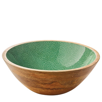 Fruttiera/Insalatiera tonda "Brush Green" cm Ø30x11,5