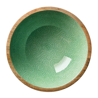 Fruttiera/Insalatiera tonda "Brush Green" cm Ø30x11,5